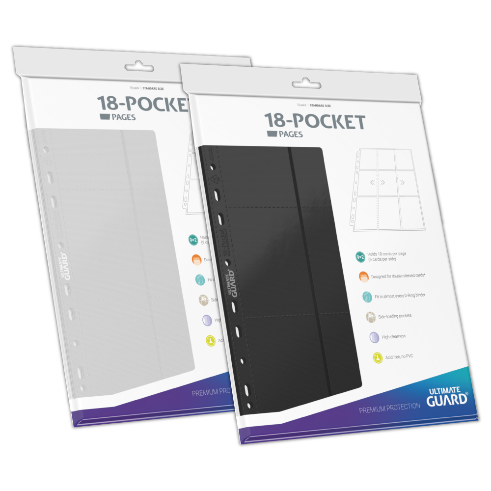 18-Pocket Sideloading Pages (10 Pages Bag)