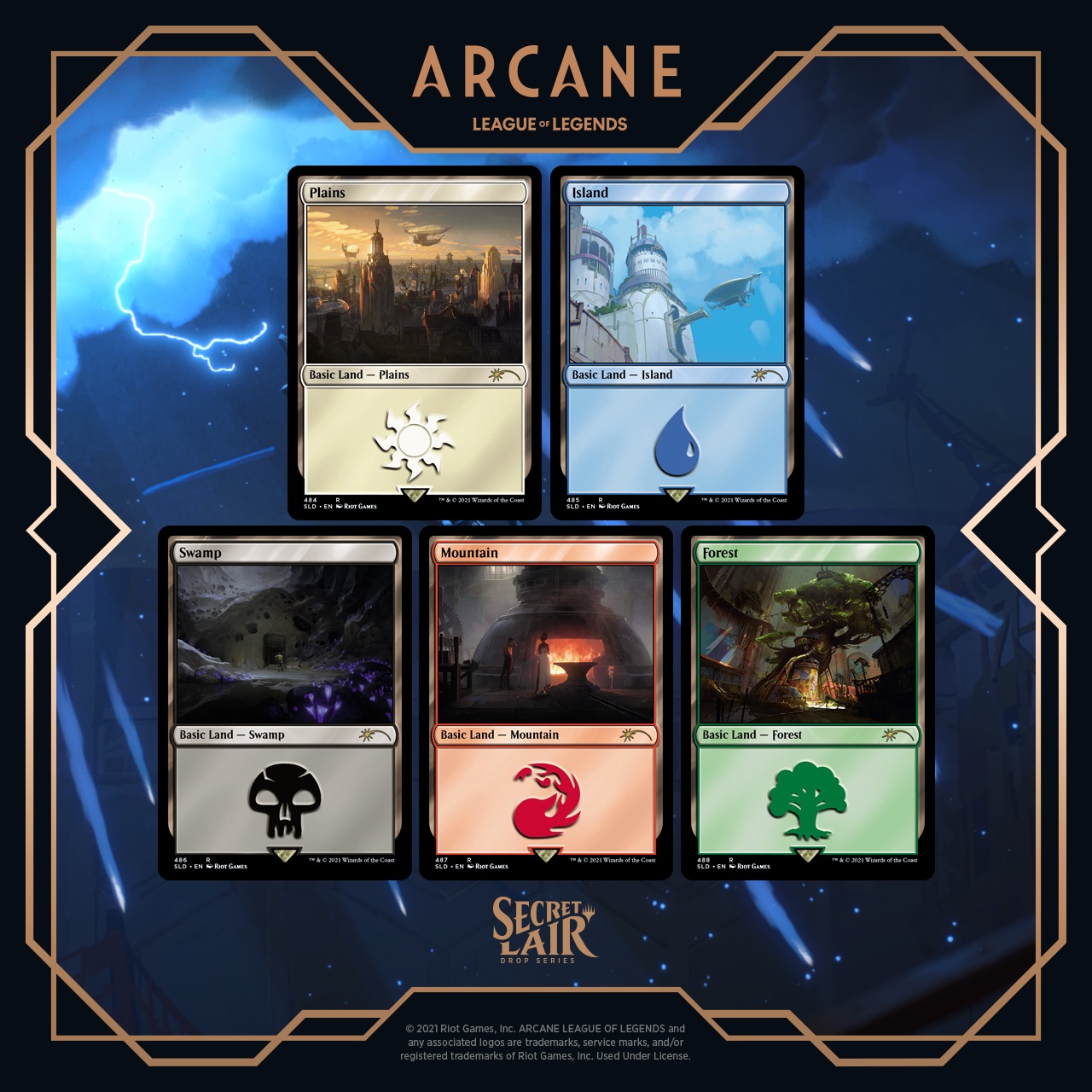 Secret Lair x Arcane: Lands