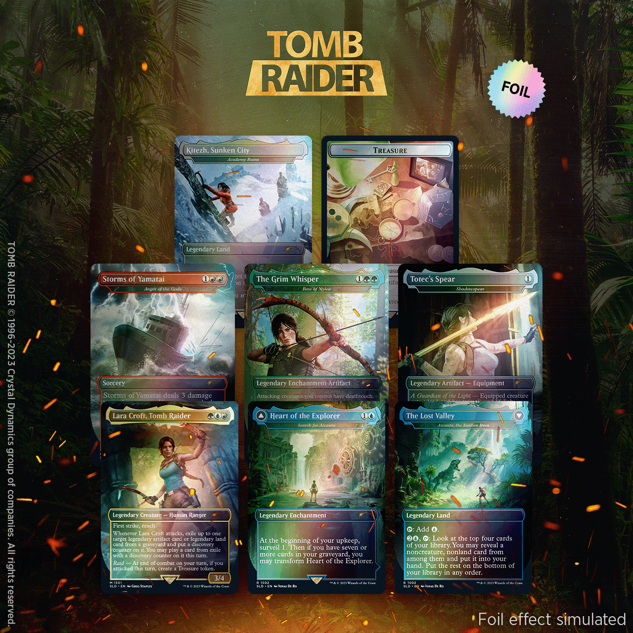 Secret Lair x Tomb Raider Foil Edition