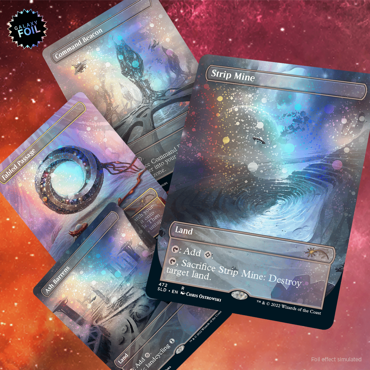 Totally Space Out Galaxy Foil