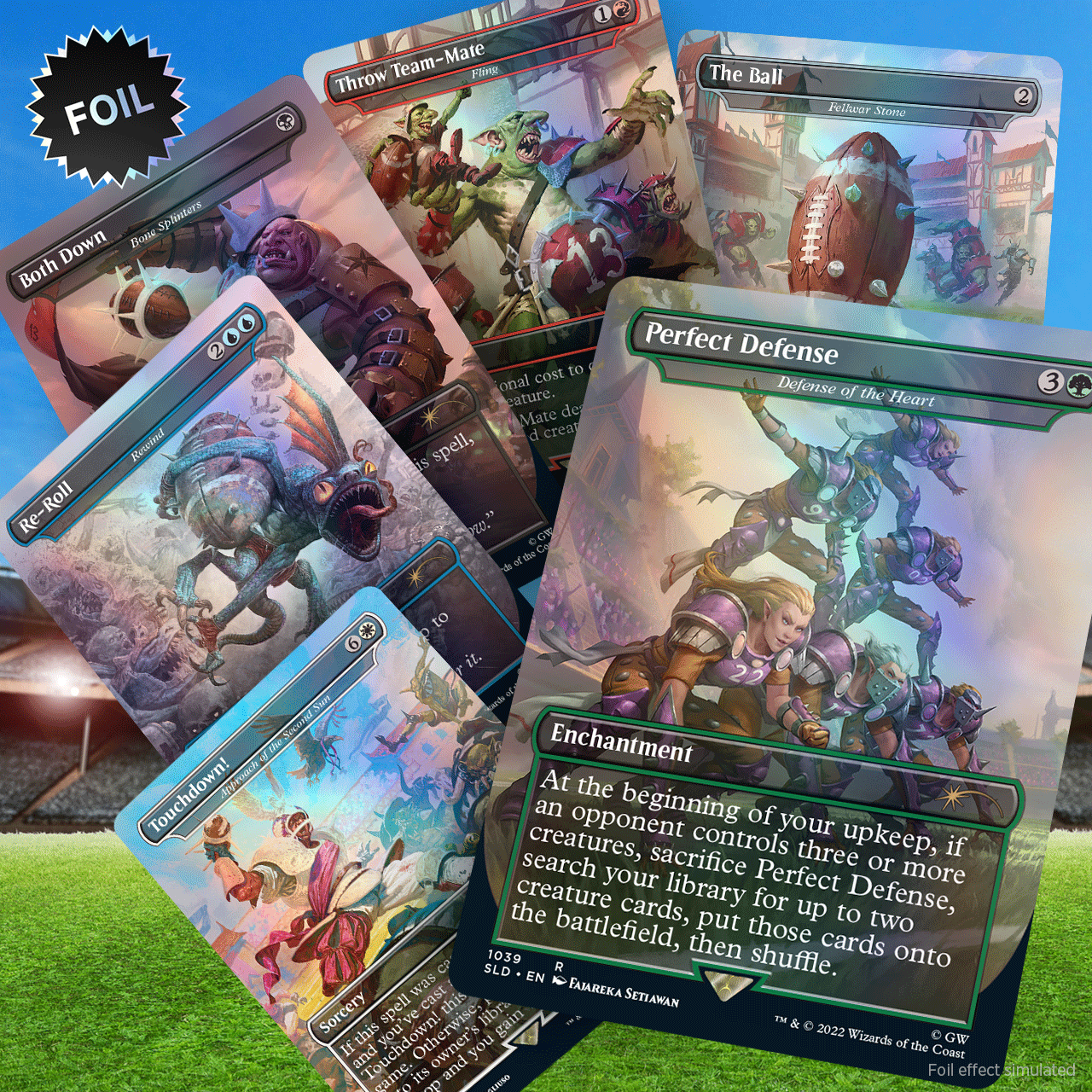 Warhammer Blood Bowl x Secret Lair Foil Edition