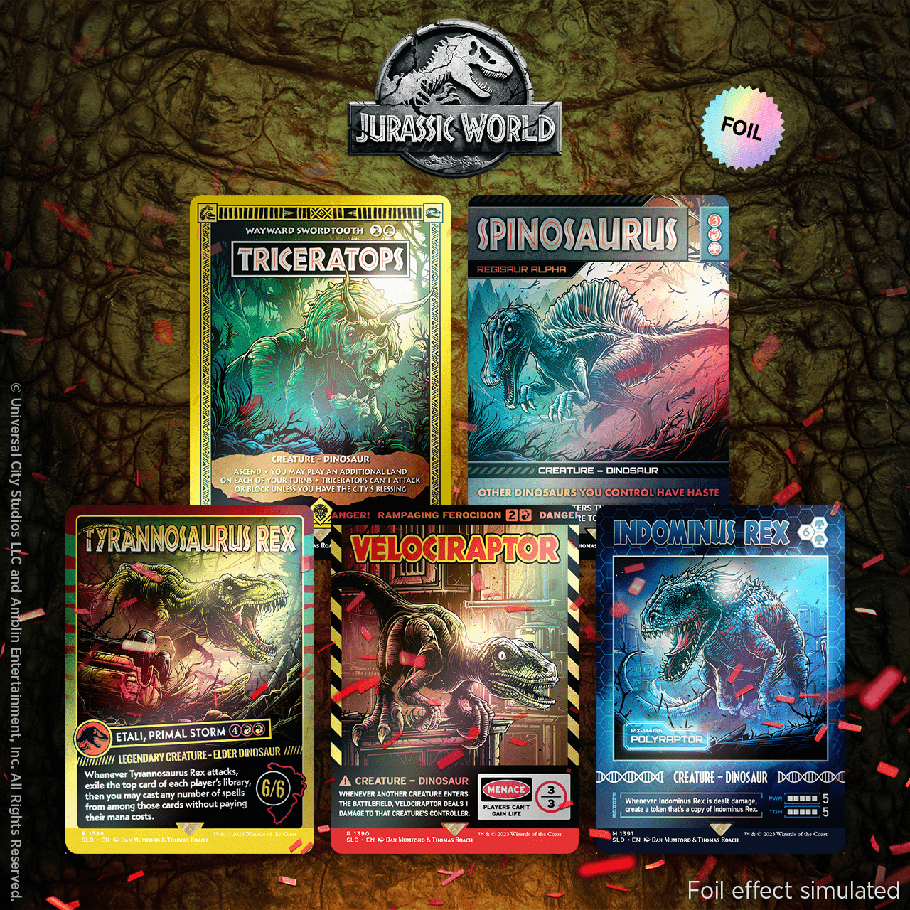 Secret Lair x Jurassic World: Life Breaks Free Foil Edition