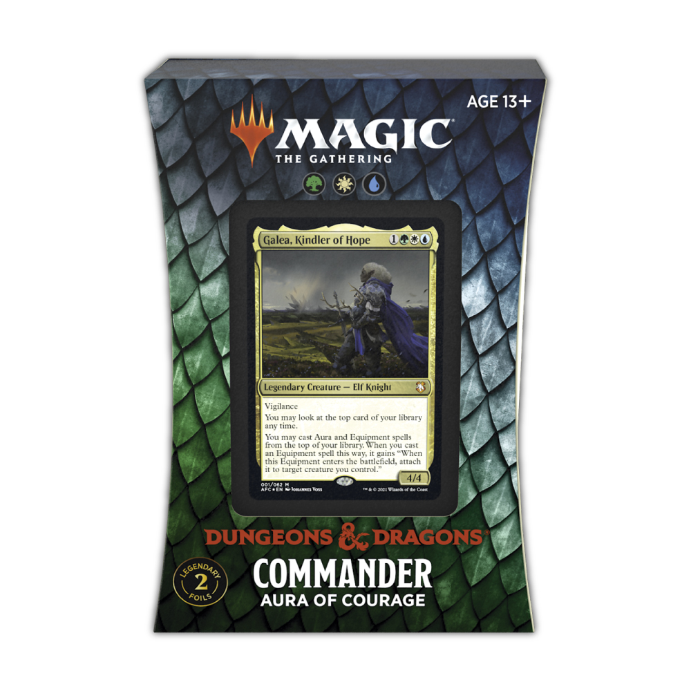 Adventures in The Forgotten Realms Commander Deck – Aura of Courage