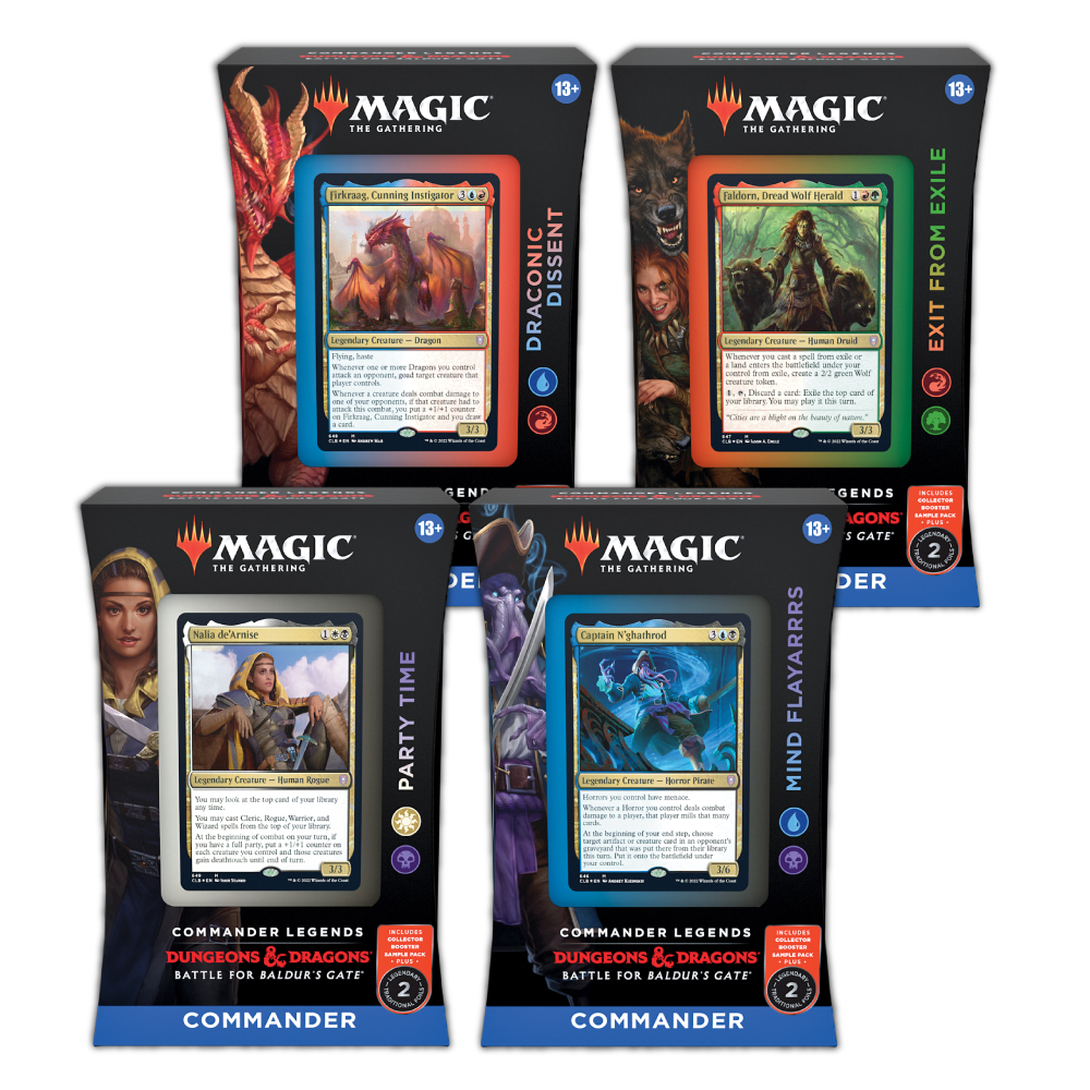 Battle for Baldur's Gate - Commander Deck [Set of 4]