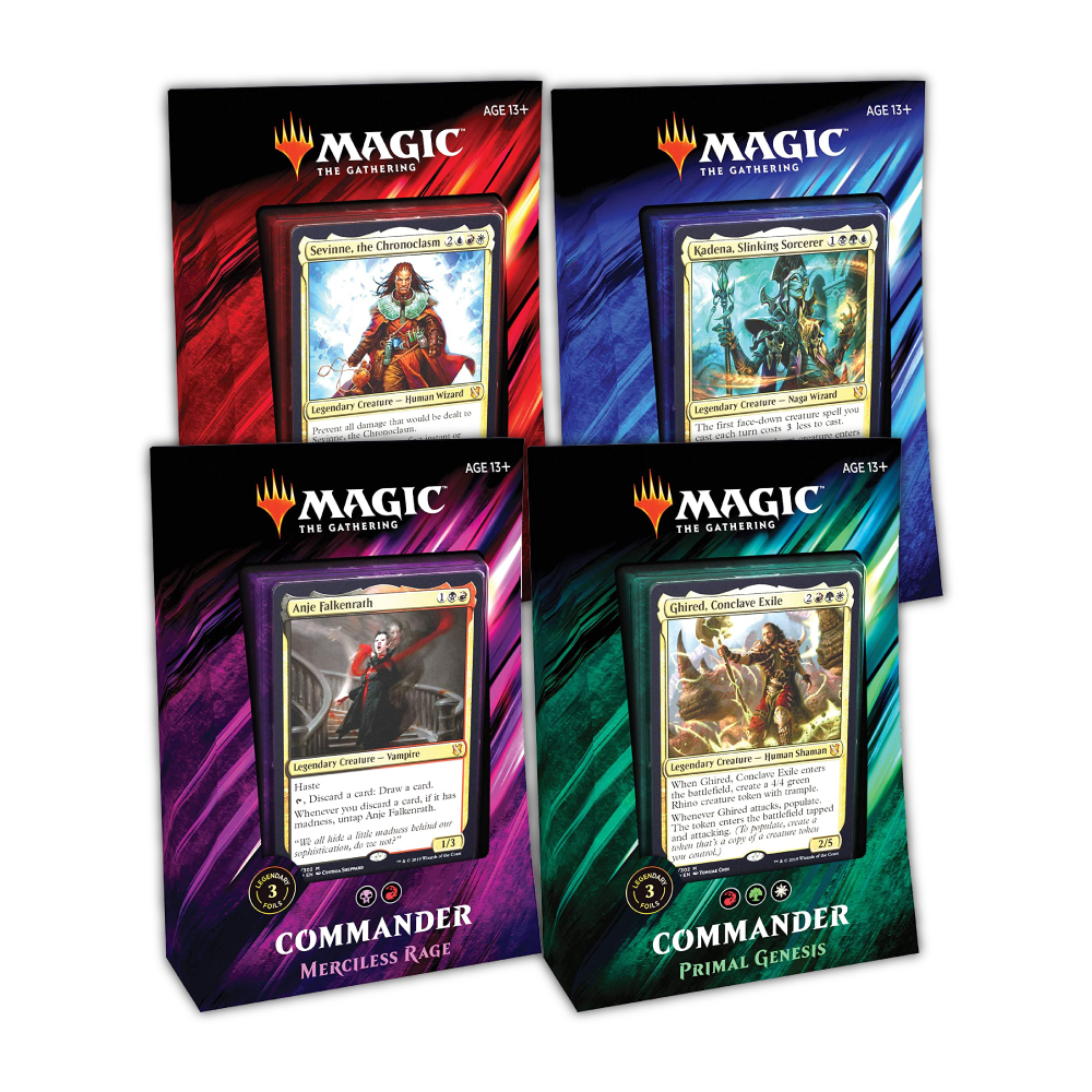 Commander 2019: Set of 4