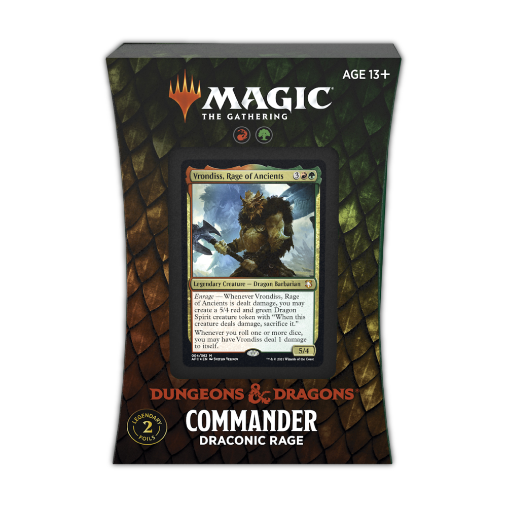 Adventures in The Forgotten Realms Commander Deck – Draconic Rage