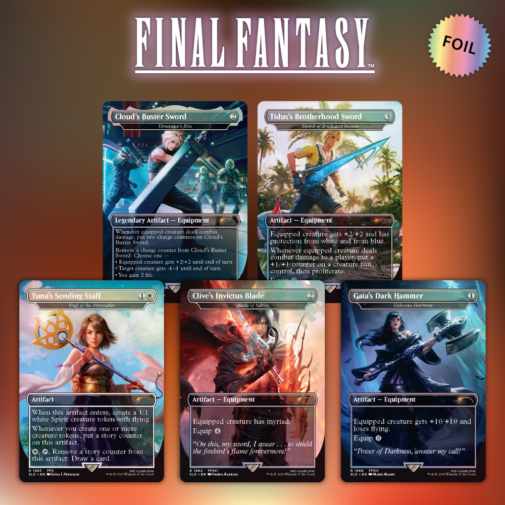 Secret Lair x FINAL FANTASY: Weapons Foil Edition [English]
