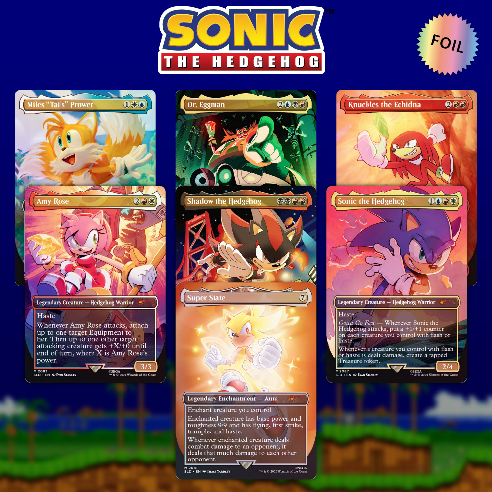 Secret Lair x Sonic Friends & Foes Foil Edition