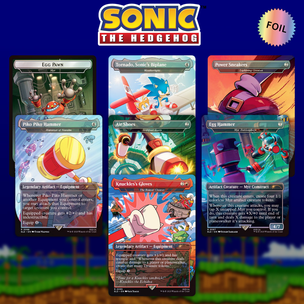 Secret Lair x Sonic Turbo Gear Foil Edition