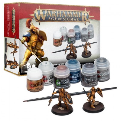 Stormcast Eternals Vindictors + Paints Set