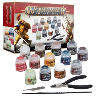 Warhammer Age of Sigmar: Paints + Tools Set