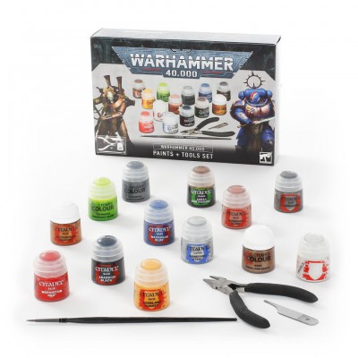 Warhammer 40,000: Paints + Tools Set