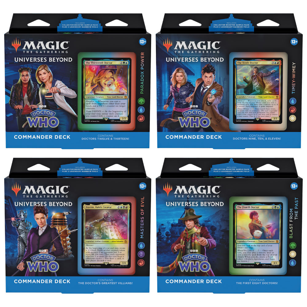 Doctor Who - Commander Deck [Set of 4]